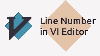 How to Get Line Number in VI Editor?