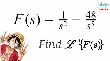 7.2-3 Find Inverse Laplace Transform of 1/s^2 - 48/s^5 | DE
