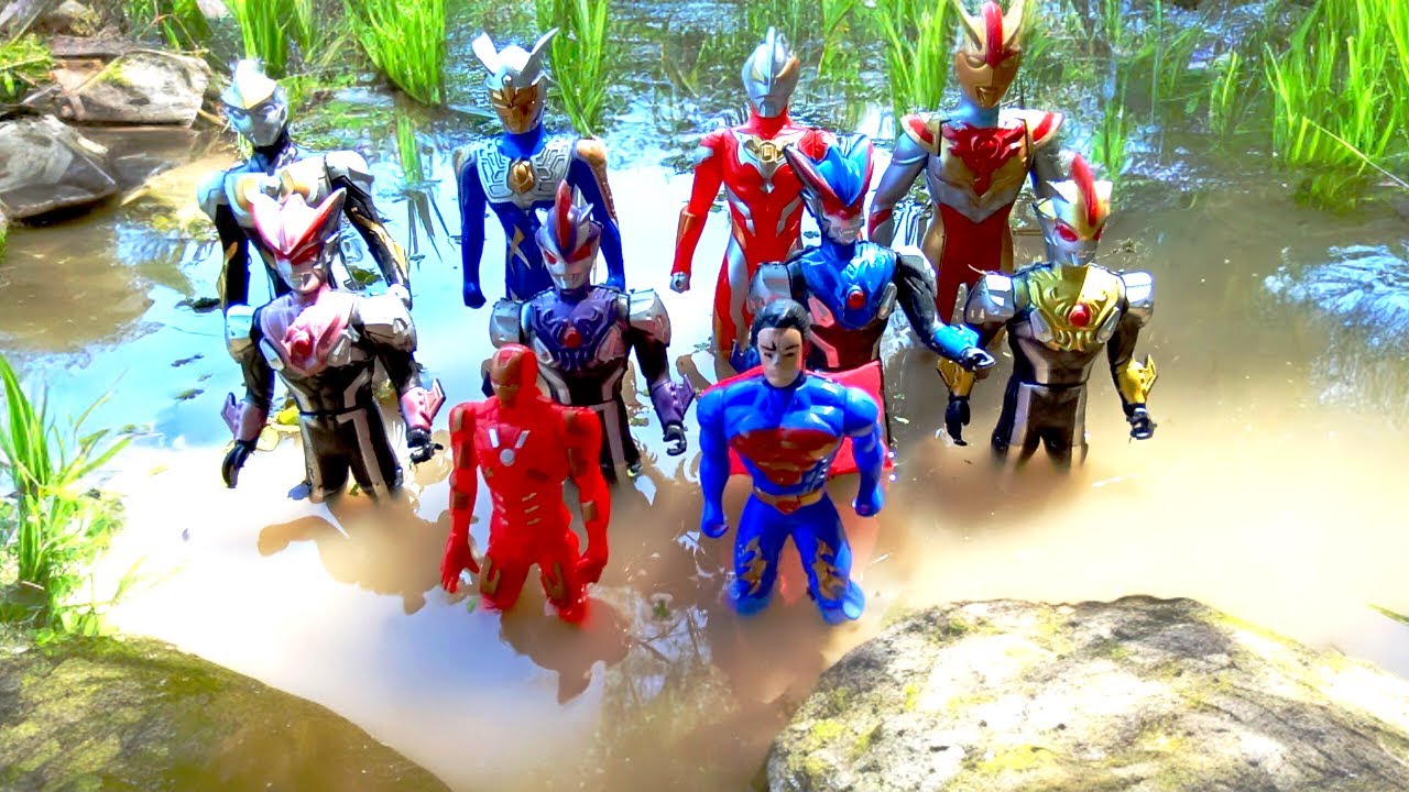 Superman,Venom,Spiderman,Captain America,Ultraman Zero,Ultraman R/B,Ultraman Orb,Batman,Hulk