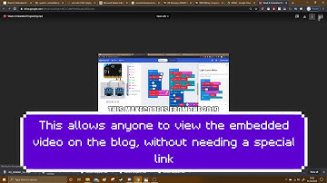 Embedding a video on Edublogs using Google Drive