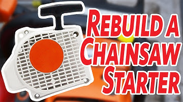 Rebuild a Starter on a Stihl Chainsaw... The Easy Way by Bobby