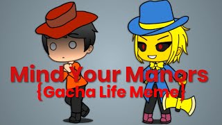 (Dark Deception) Mind Your Manors Meme {Gacha Life Original Remake)