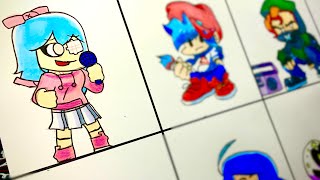DRAWING CHARACTERS FROM MOD SOFT (FRIDAY NIGHT FUNKIN) screenshot 3