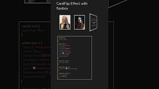 CardFlip effect with flexbox using HTML & CSS 🔥💖 (#Day 35)    #shorts #shortvideo #viral #viralvideo