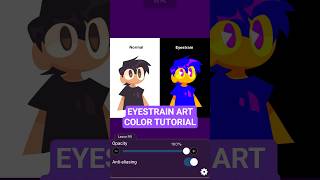 Eyestrain art color tutorial #lassotool #lassoart #eyestrain #arttut #artutorial #colorpalette