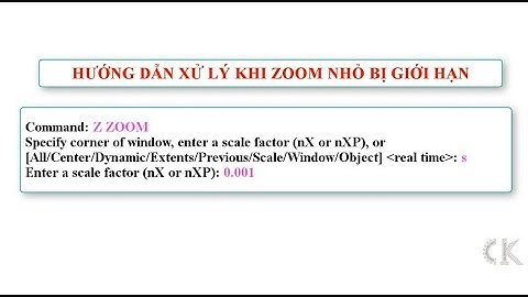 Lỗi cad vẽ lúc zoom nhỏ vào vẫn hở năm 2024