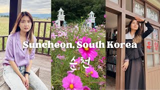 {KOR SUB} Delicious Korean Food, Kdrama sets, & Beautiful Gardens~  Suncheon vlog