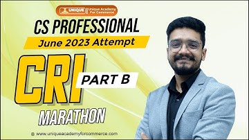 CS PROFESSIONAL | CRI SARFAESI & DRT MINI MARATHON | JUNE 2023 CA CS PAVAN SHARMA