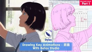 Drawing Key Animations 原画 using RETAS Stylos - RETAS STUDIO Tutorials Part 1