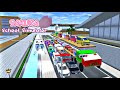 COLLECT ALL THE RAINBOW CARS ON THE TOWING TRUCK - All Rainbow Cars &amp; Vahicle - Sakura 🚨🌈