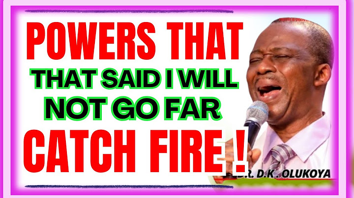 🔥 MFM PRAYERS - DR OLUKOYA MORNING PRAYERS #olukoyamidnightprayers #drolukoya #mfm POWERS THAT SAID
