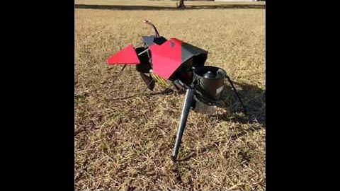 THRUST VECTORING Hover Bike - Testing the rear wings - MotoPhan MonoPhan