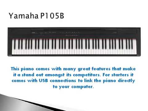 Yamaha P105 Review | 88 Key Digital Piano | Contemporary Yamaha Digital Piano