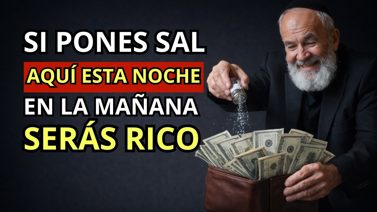 Rabino Millonario : Pon Sal En Tu Billetera Esta Noche | El Ritual Judío Que Te Hará Rico En 1 Día