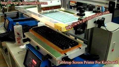Tabletop Screen Printer For Keyboard