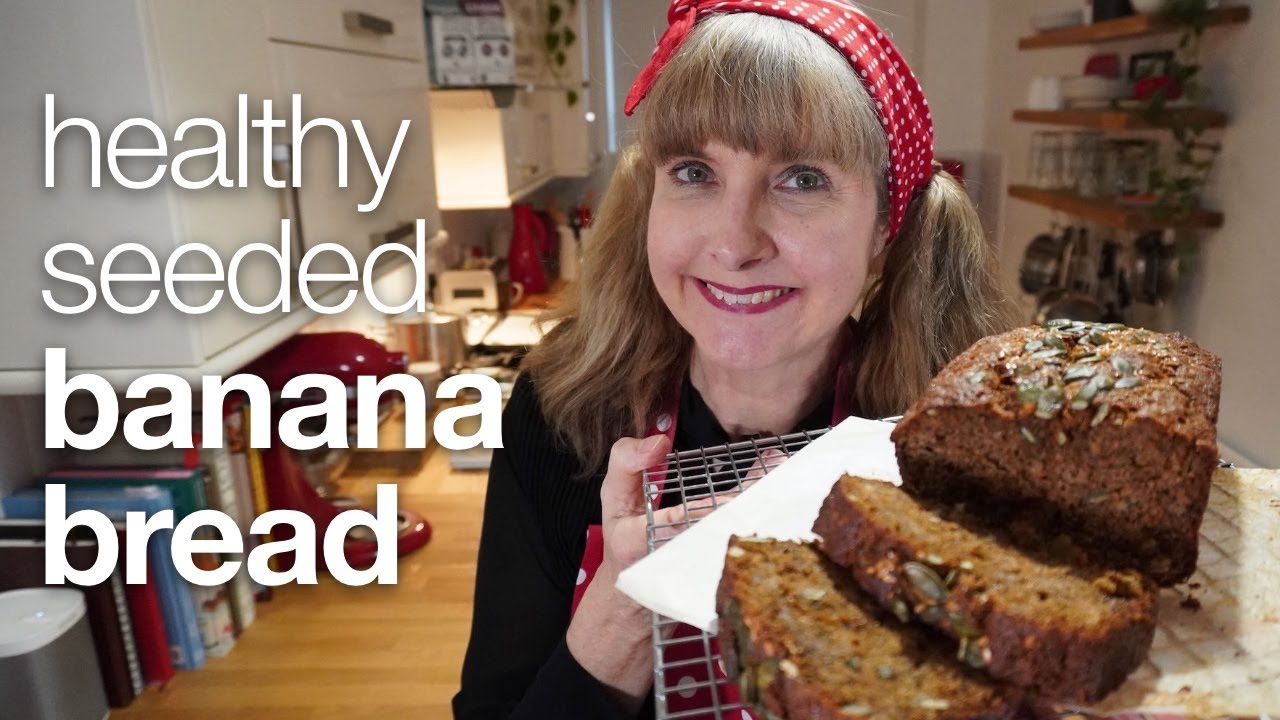 Healthy Seeded Spelt Banana Bread - YouTube