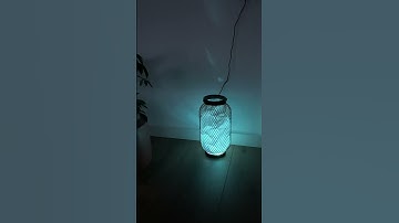 Lantern made from IKEA Toppig and WLED