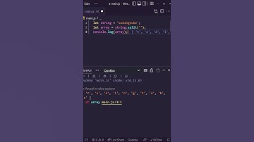 Aprende a utilizar el Método 🔪 SPLIT para manipular arreglos en JAVASCRIPT- #shorts
