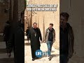 A Benedictine monk living in Jerusalem describes being spat on because he is a Christian.