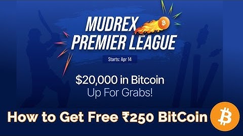 How to Get Free ₹250 BitCoin | MPL - Mudrex Premier League | Mudrex New Offer