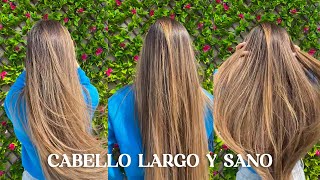 🌺 MI RUTINA PARA CABELLO LARGO Y DECOLORADO