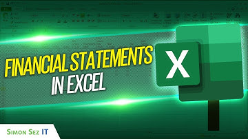 How to Add Formulas and Links to the Financial Statements in Excel