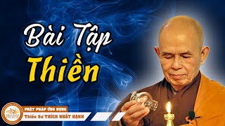 Bài tập thiền QUÁN NIỆM HƠI THỞ (thực tập mỗi ngày) | Thiền Sư THÍCH NHẤT HẠNH [PPUD]