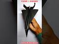 Simple paper fitter plane easy craft ideas #craft #viral
