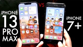 iPhone 13 Pro Max Vs iPhone 7+! (Comparison) (Review)