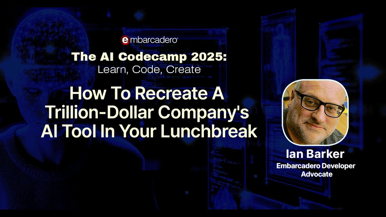 How To Recreate A Trillion Dollar Company&#039;s AI Tool In Your Lunchbreak - Ian Barker