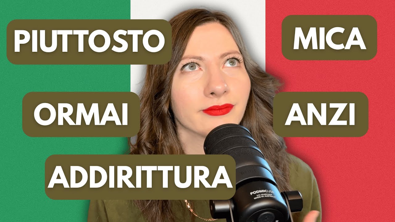 5 Parole che DEVI Conoscere per Parlare come un Madrelingua || Vocabolario Italiano