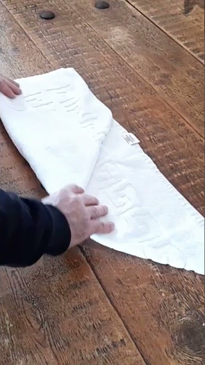 How To Fold A Towel Like A Hotel And Spa