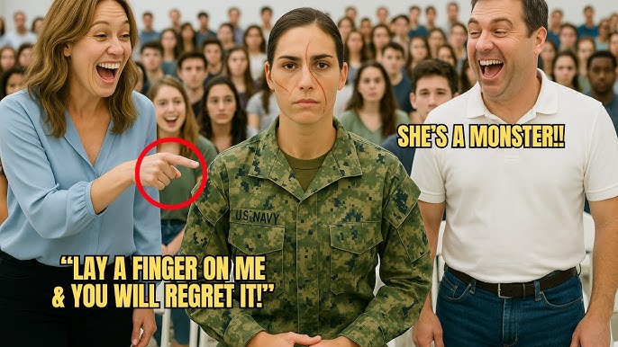Nurse got mocked for her scars during daughters' graduation, then 15 marines stood up and silenced - YouTube