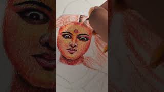 Happy Durga Puja ❤️?shorts CelebrateWithShorts  viral explore art ytshorts diy artist