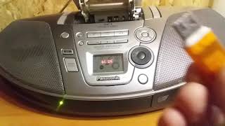 Panasonic RX-ES23 Часть 5. (ЗАКЛЮЧИТЕЛЬНАЯ). CC/FM/CD/USB/mSD/FM/AUX/Bluetooth/Remote control