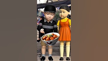 Squid Game AI Meatballs ASMR  #squidgame #squidgame2 #ai #asmr #asmreating #shorts