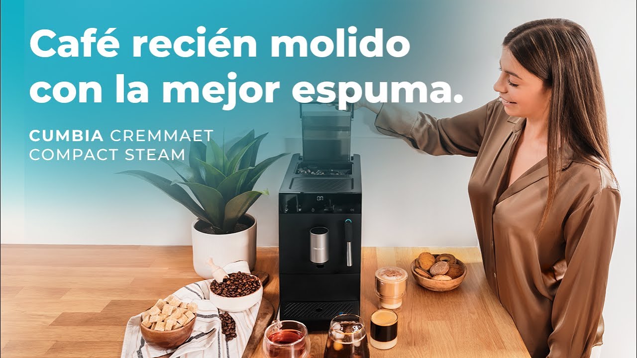 Cafetera Superautomática Cumbia Cremmaet Compact Steam 