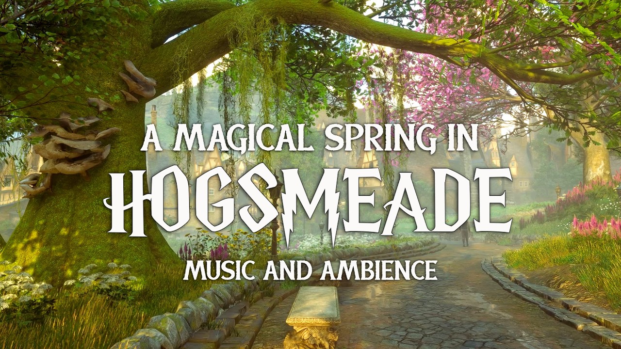 A Magical Spring in Hogsmeade - Calming & Peaceful Harry Potter Music & Ambience
