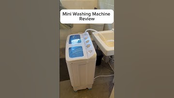 My review of the Costway portable mini washing machine. It has a spinner too! #miniwashingmachine