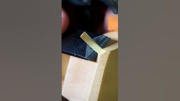 Satisfying Chisel Sounds #shorts #satisfying #woodworking #asmr #asmrsounds #oddlysatisfying