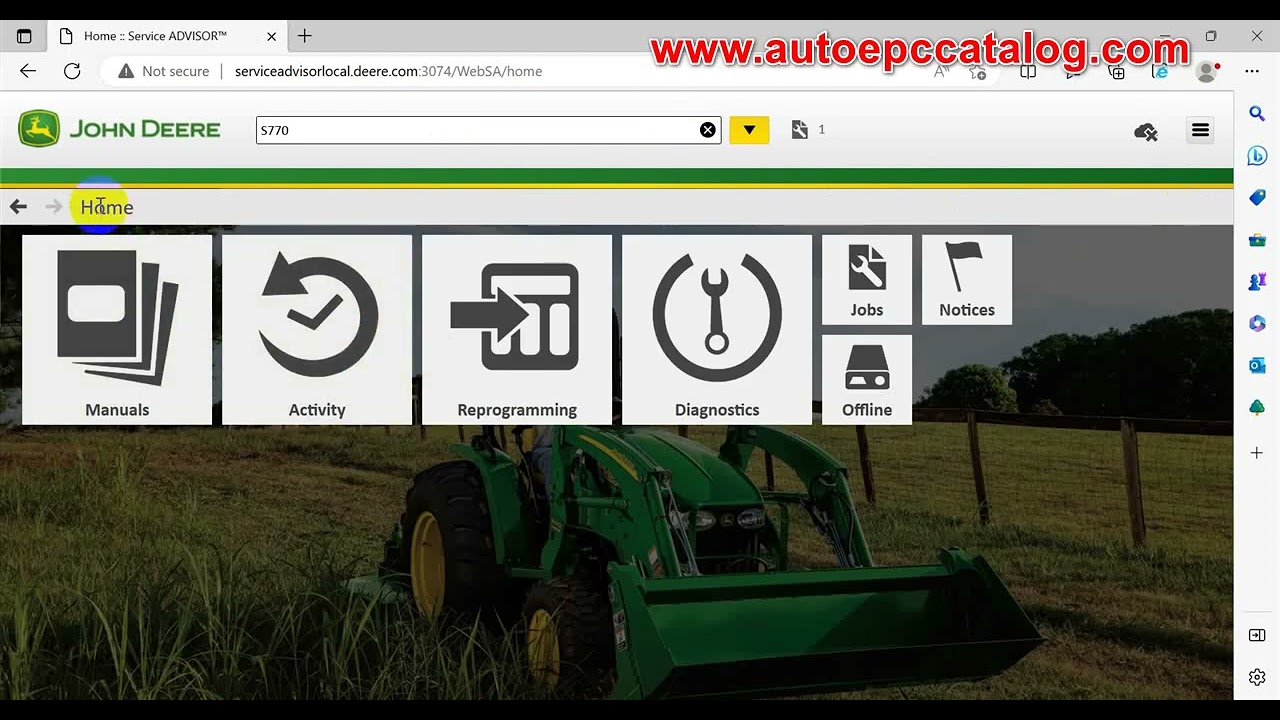 John Deere ServiceAdvisor 5.3 210 AG 2023+CF 2022 on Win 10