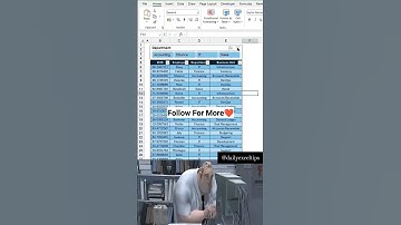Use slicer in excel💻#excelslicer #exceltutorial #excel #exceltricks #exceltips #shorts #yt #slicer
