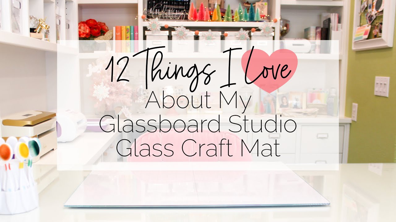 Black Glass Craft Mat – Glassboard Studio