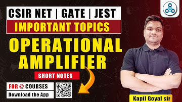 csir net dec 2024 | OPAMP | Gate 2025 | Electronics important topics | csir net Revision  | Jest