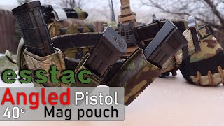Esstac Angled Pistol Pouch : The next competition mag pouch