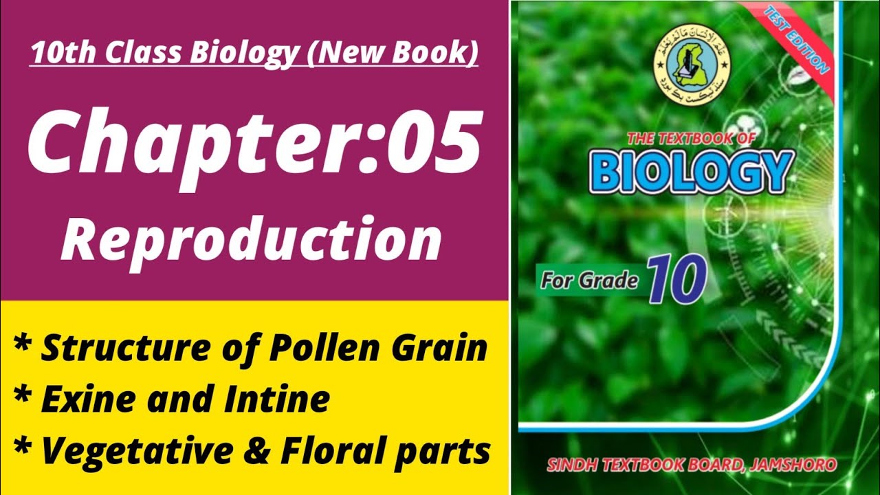 Structure of pollen grain Biology class 10 chapter 5 Class 10 new