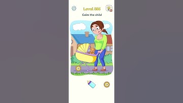 DOP 3 | LEVEL 356 Calm the child 🔥 Subscribe 🔥 #shorts | Displace one part Gameplay