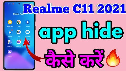 How To Hide App in Realme C11 2021 | Realme C11 2021 Me App Hide Kaise Kare