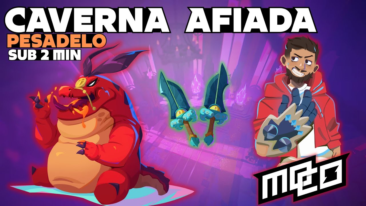 CAVERNA AFIADA em MENOS de 2 MINUTOS no PESADELO 