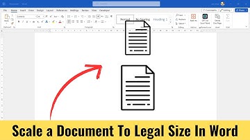 How To Scale a Document To Legal Size In Word